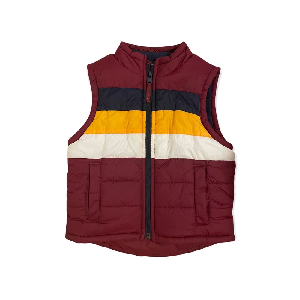 Burgundy Bubble Vest